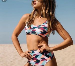 High waisted swimsuit